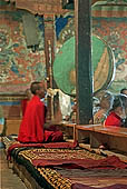 Ladakh - Tikse Gompa, morning puja 